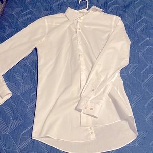 White mens dress shirt